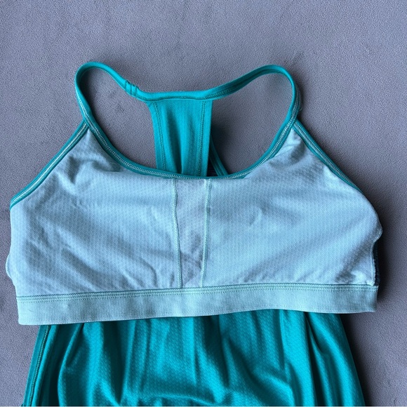 Lululemon ~ No Limits Tank ~ Blue Tropics ~ Women’s Size 6 - Picture 5 of 16